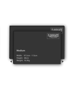 Floodgate : barrière anti-inondation amovible 68 cm | Orisques