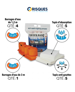Kit anti-fuites Interieures - La Solution Complète d'Urgence