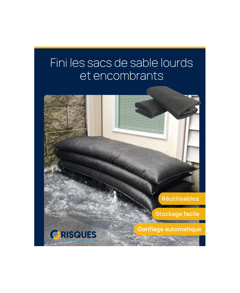 25 sacs Jumbo Anti Inondations QuickDam