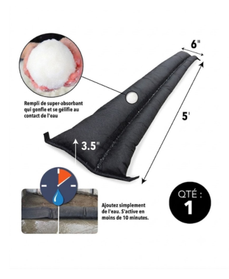 Boudin anti-inondations Quickdam