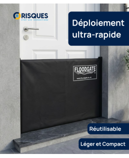 Floodgate : barrière anti-inondation amovible 68 cm | Orisques