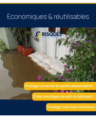 10 sacs anti-inondations Floodsax