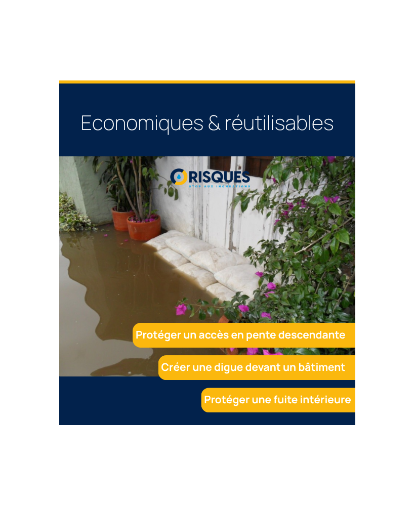 10 sacs anti-inondations Floodsax