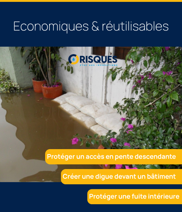 10 sacs anti-inondations Floodsax