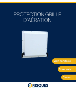 Plaque étanche VENTGUARD pour grille d'aération