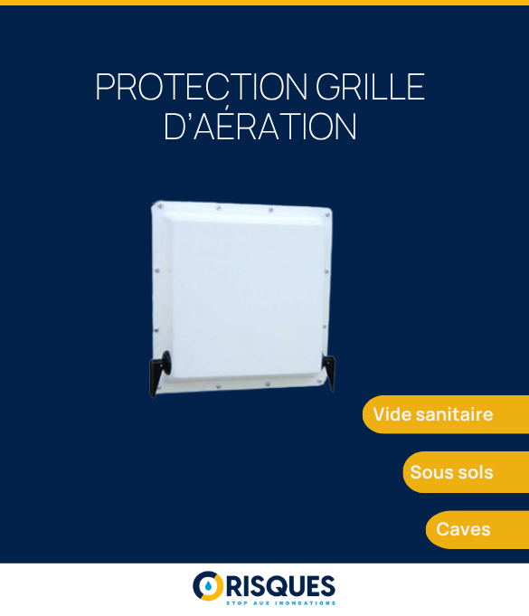 Plaque étanche VENTGUARD pour grille d'aération