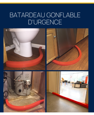 Insta-Dam QuickDam — Barrage Flexible Réutilisable - Orisques