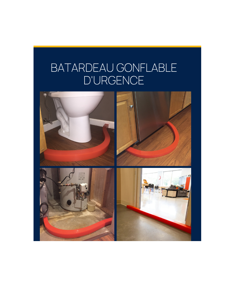 Insta-Dam QuickDam — Barrage Flexible Réutilisable - Orisques