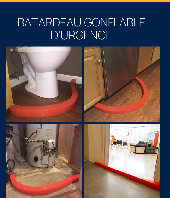 Insta-Dam QuickDam — Barrage Flexible Réutilisable - Orisques
