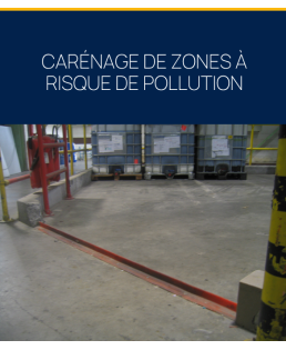 Eco-Barrière : Ruissellement / zone de rétention / carénage