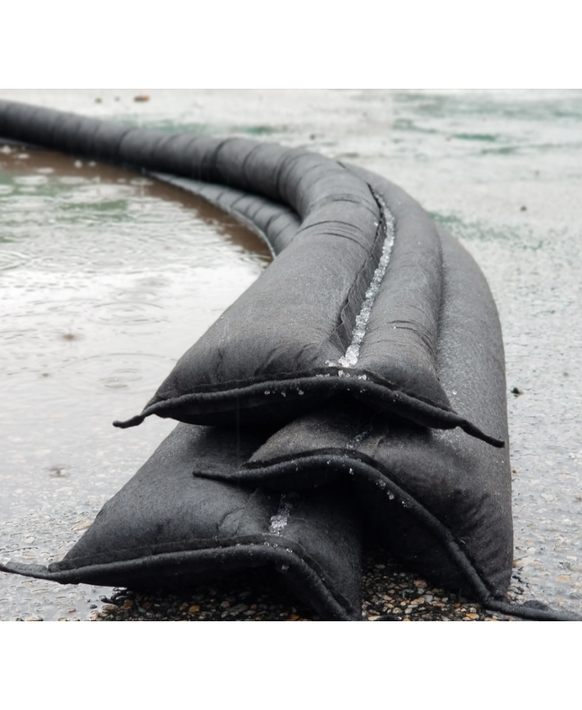 Boudin anti-inondation QuickDam : le bas de porte protégé pour 21,49 €