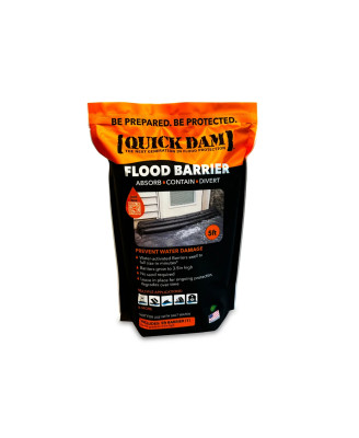Boudin anti-inondation QuickDam : le bas de porte protégé pour 21,49 €