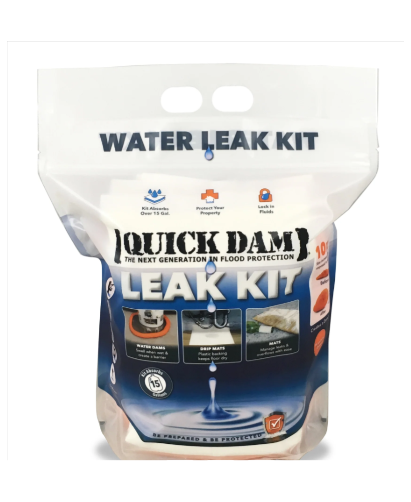 WU-KIT QuickDam : le seau qui contient et éponge une fuite en 5 minutes