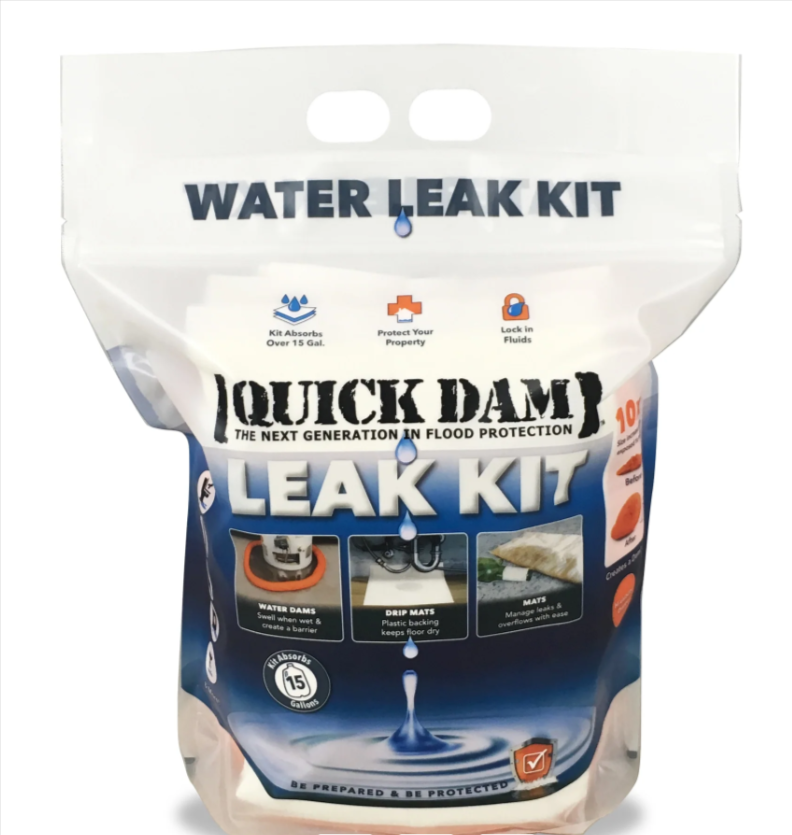 WU-KIT QuickDam : le seau qui contient et éponge une fuite en 5 minutes