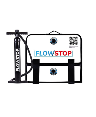 Flowstop : le batardeau gonflable qui se cale dans l'ouverture en 4 minutes