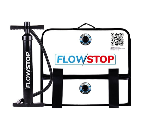 Flowstop : le batardeau gonflable qui se cale dans l'ouverture en 4 minutes