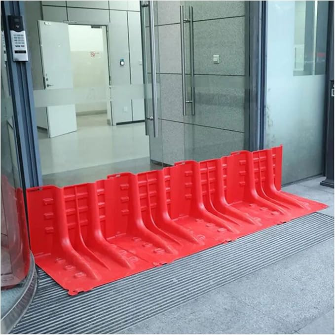Aqua Rempart – Kit porte 1,40 m : barrière anti-inondation modulable, 4 éléments