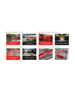 Aqua Rempart – Kit garage 3 m : barrière anti-inondation modulable, 6 éléments