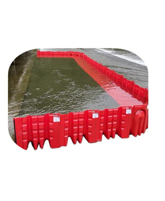 Aqua Rempart – Kit portail 5 m : barrière anti-inondation modulable, 9 éléments