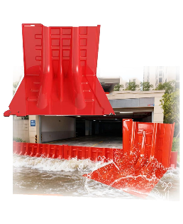 Aqua Rempart – Kit portail 5 m : barrière anti-inondation modulable, 9 éléments