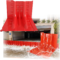 Aqua Rempart – Kit portail 5 m : barrière anti-inondation modulable, 9 éléments