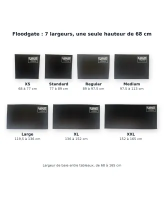 Floodgate : barrière anti-inondation amovible 68 cm | Orisques