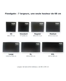 Floodgate : barrière anti-inondation amovible 68 cm | Orisques